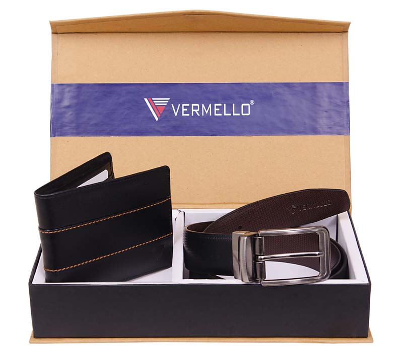 Combo Of Premium Quality Mens Belt & Mens Wallet